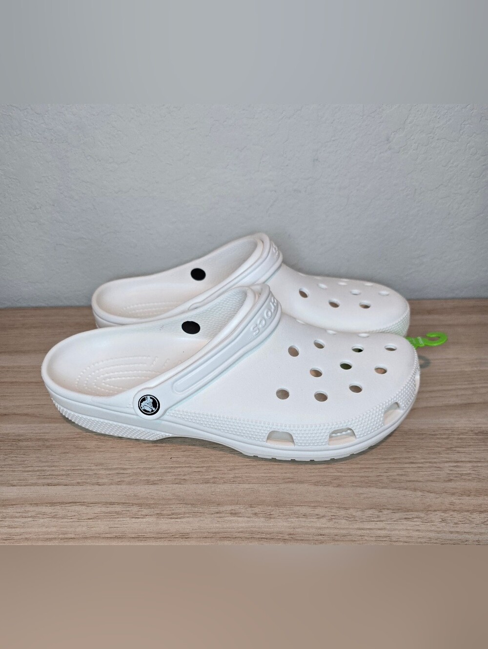 Crocs Mens 12 White New Classic Clogs